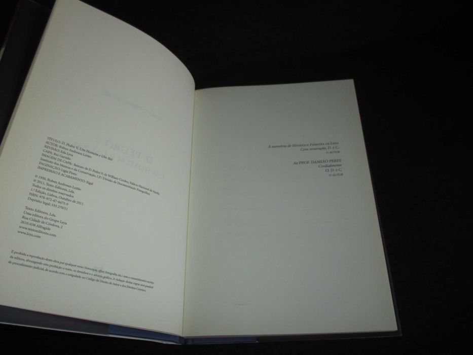 Livro D. Pedro V Um Homem e um Rei Ruben Andresen Leitão