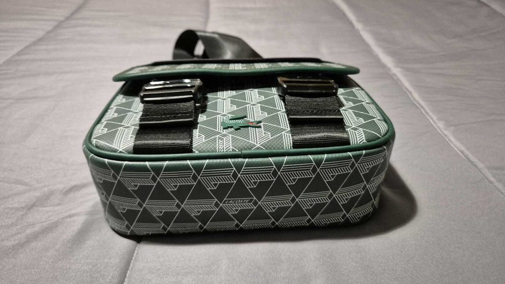 Bolsa / Mala a Tiracolo LACOSTE The Blend - Verde - nova
