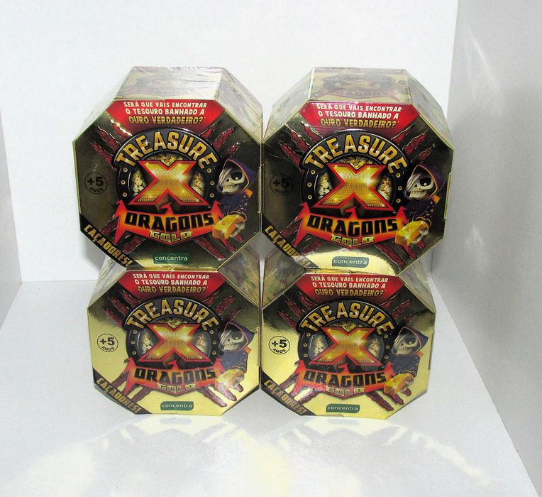 4x Treasure X Dragons Gold Hunters (Caça ao Ouro!)