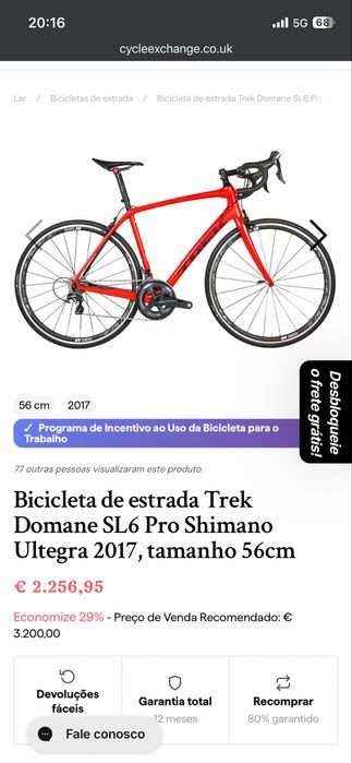 Bicicleta estrada Trek Domane SL6