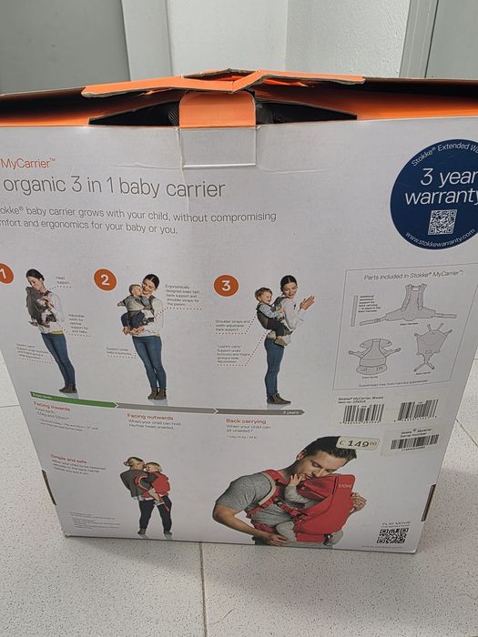 Marsupio stokke creme unisexo