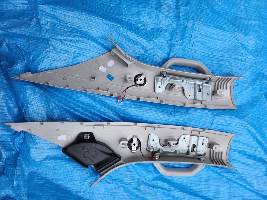 Пластик стійок з ручками і кронштейни Т5 VW Caravelle Transporter T-5