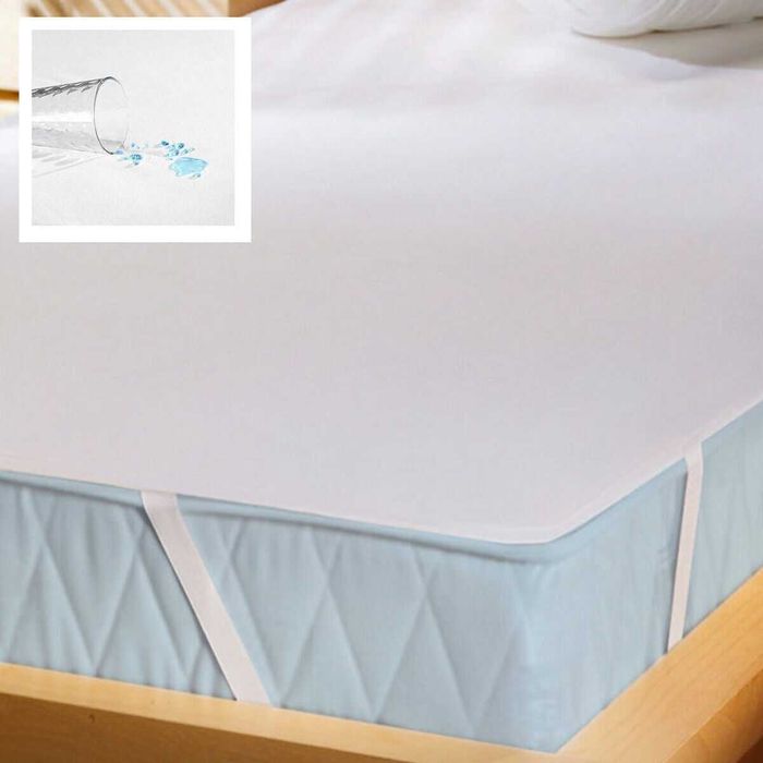 Ochraniacz na materac 140 x 200 cm wodoodporny Setex 100% bawełny (2)