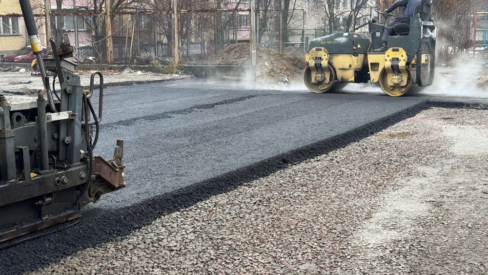 Асфальтування,ямковий ремонт,укладання плитки,укладання асфальту
