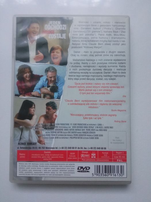 Komedia DVD- Jeden odchodzi drugi zostaje