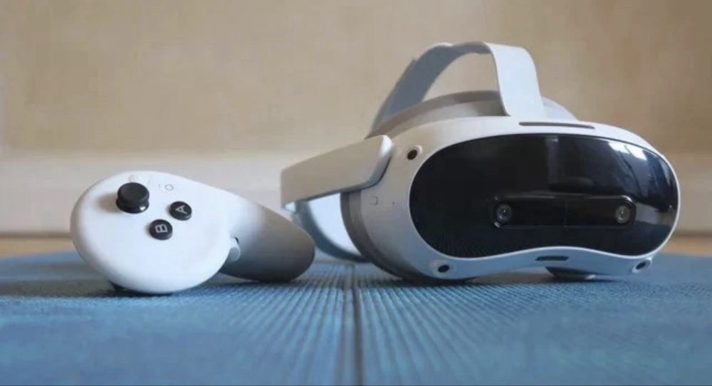 PICO 4 Ultra Enterprise VR Headset branco realidade virtual 256GB profissional