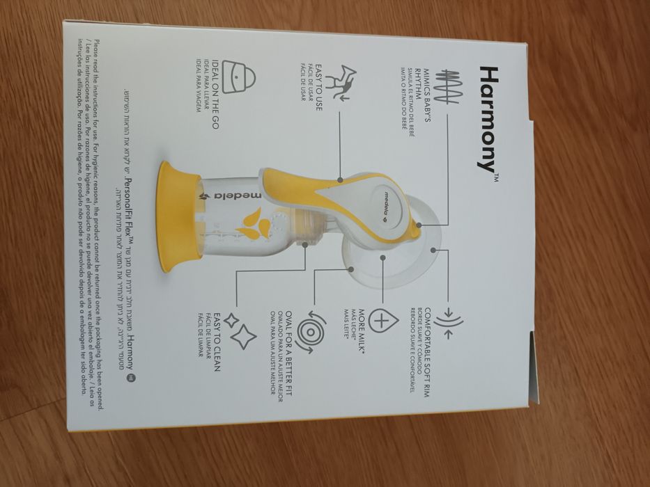 Medela Store & Feed Set e Bomba Tira-Leite Manual Harmony novo