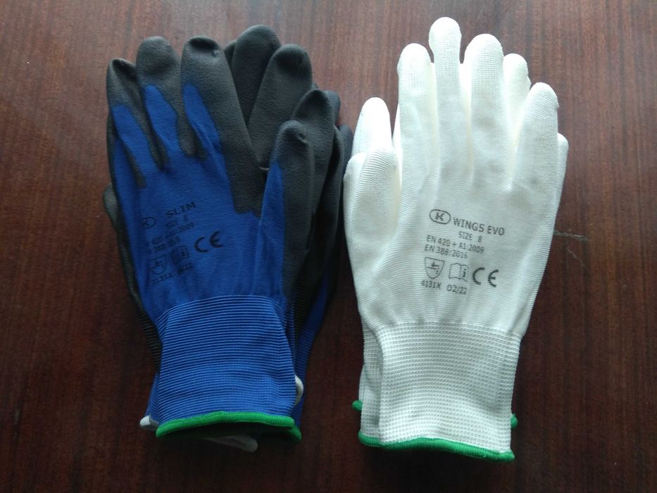 Рукавички робочі нейлонові з покриттям, Перчатки рабочие нейлоновые