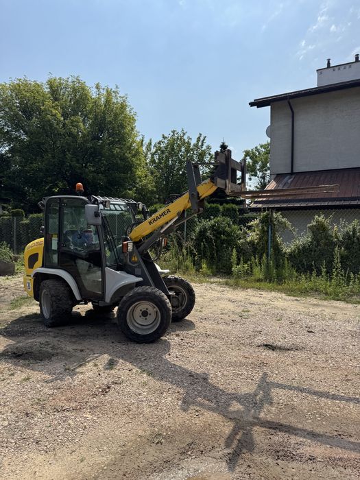 Wynajem ładowarki Kramer 5035 – Miniladowaka-Warszawa i okolice