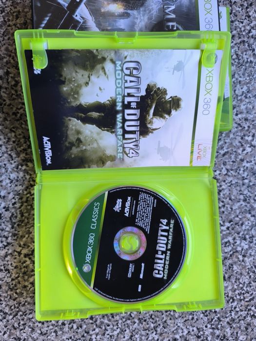 Conjunto de 3 jogos Xbox 360+5 CDs danificados