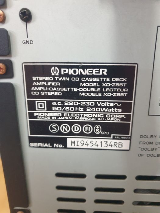 Wieża Pioneer  xd Z55T