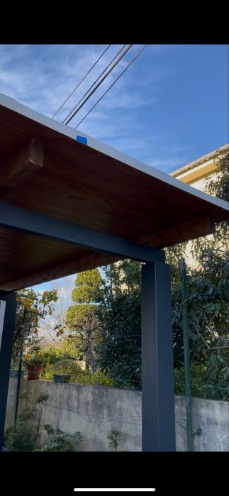 Construcao de areas exteriores em madeira (trabalho profissional)