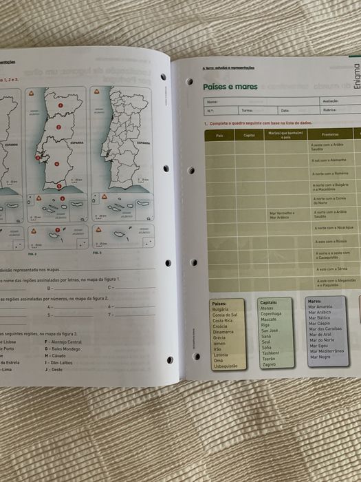 2 manuais+caderno de atividades Geografia 7.ºAno “Fazer Geografia 3.0”