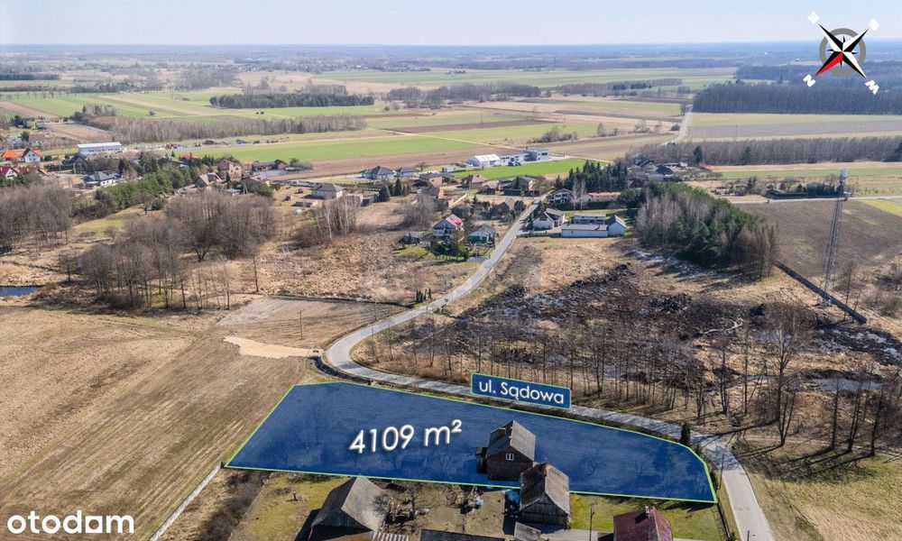 dom z dużą działką 4104m2 / gm. Kłomnice