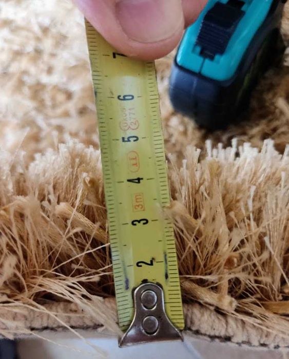 Carpete tapete 3x2 dourada poliéster 100% Made in Índia