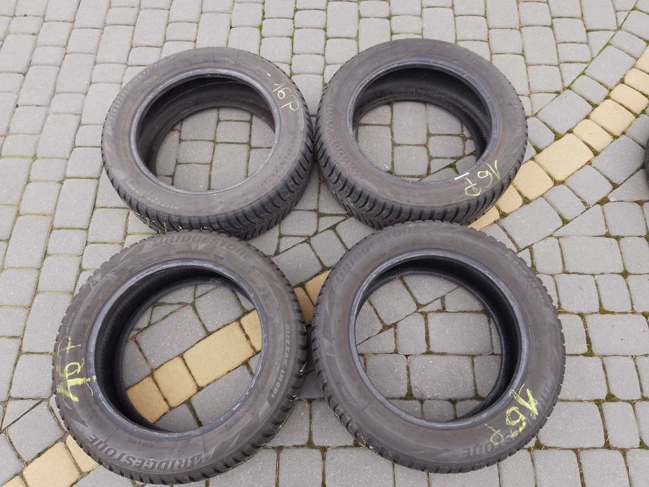 OPONY BRIDGESTONE 205/55/16 5.19 MM KOMPLET Zima 2017 Rok