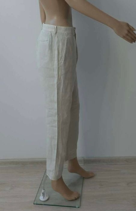 H&M premium 100%Lniane spodnie uniseks M/XXL