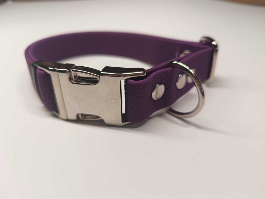 Obroża hexa plaster miodu XL 25mm cm. Klamra metalowa zatrzaskowa