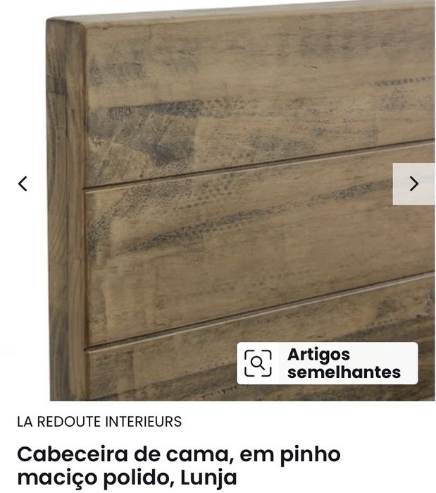 Cabeceira cama casal madeira