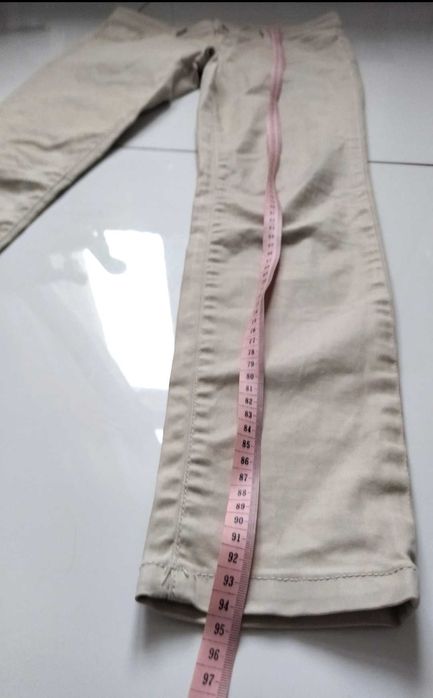 Spodnie bawełniane Basic Massimo Dutti