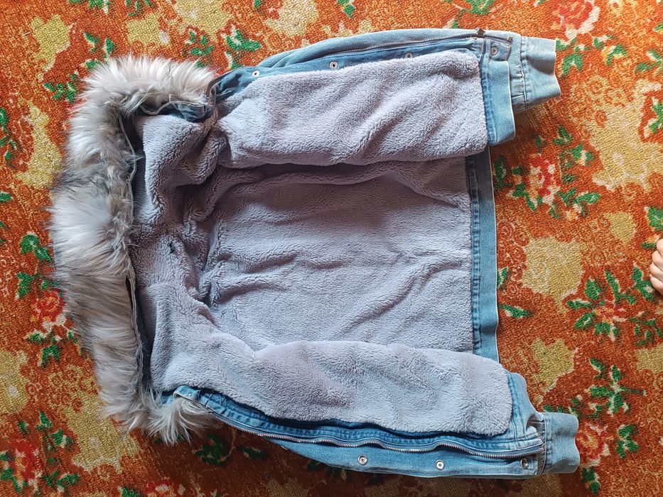 Джинсова тепла куртка