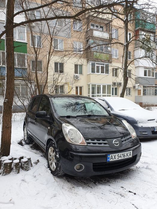 Nissan Note 2007р.в TEKNA  1.6 АКПП гарний стан  чорний