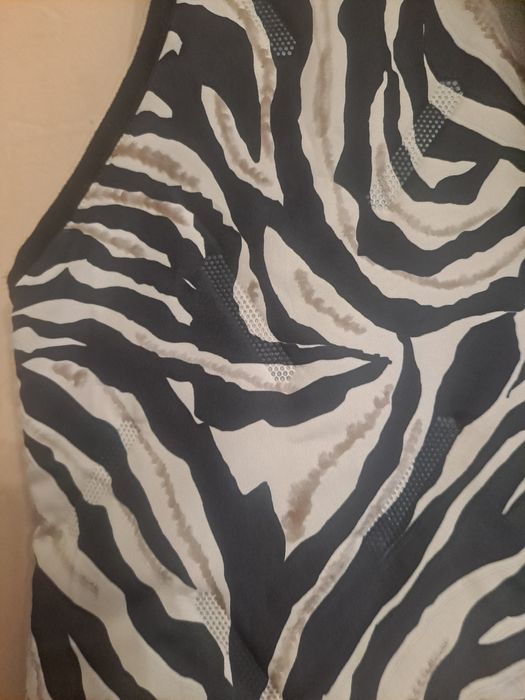 Bezrękawnik, kamizelka z kapturem zebra ,duże kieszenie od M do 2xl