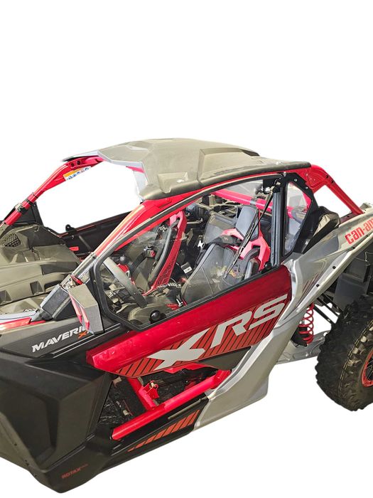 Szyby boczne Maverick X3 SZKLANE z wycieraczką