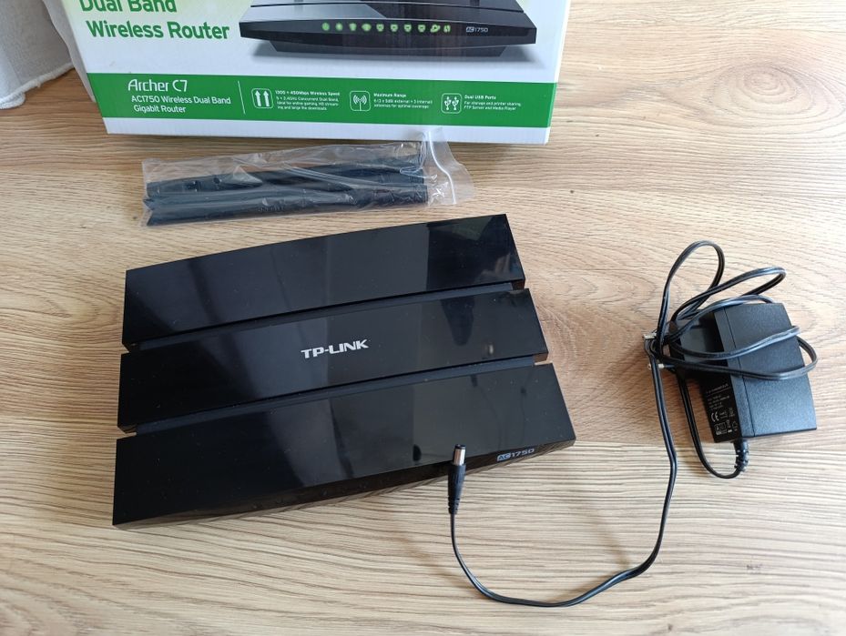 Двохдіапазоний 2,4 та 5 ГГц WiFi Роутер TP Link Archer C7 AC1750