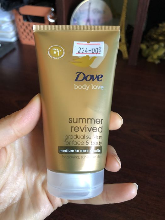 Автозасмага Dove