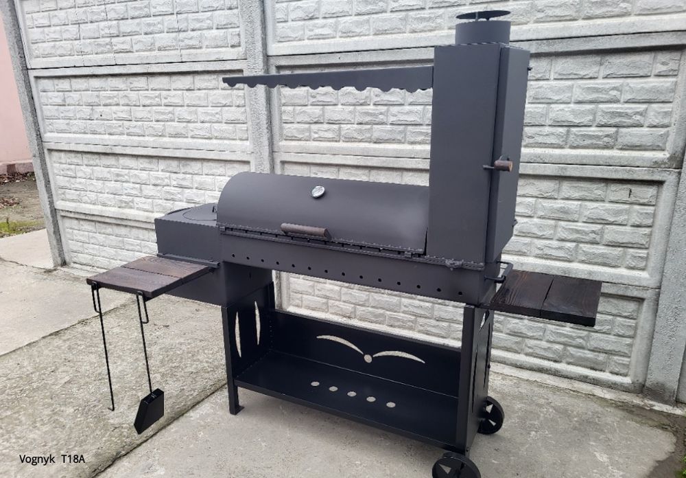 •4мм•4в1•Посилений Мангал•Коптильня Смокер с Печкой под Казан