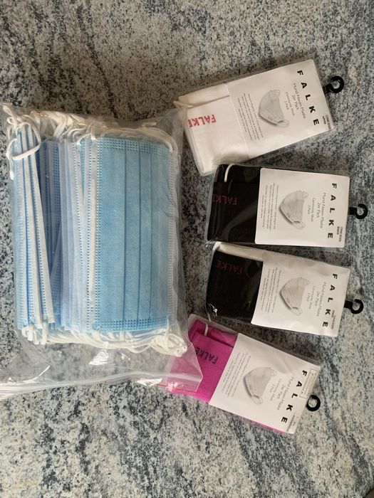 Maseczki jedorazowe ochronne 100szt