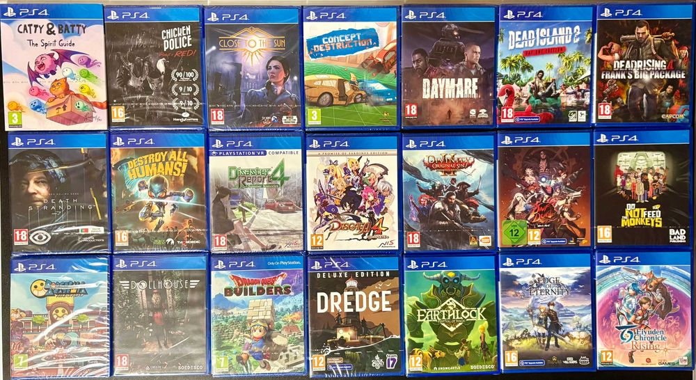 JOGOS PLAYSTATION 4/PS4 NOVOS/SELADOS | Portes Grátis | Ler Descrição↓