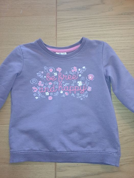 Bluza wkładana kwiatki 98 zestaw