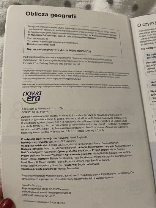 Podręcznik Oblicza geografi 3