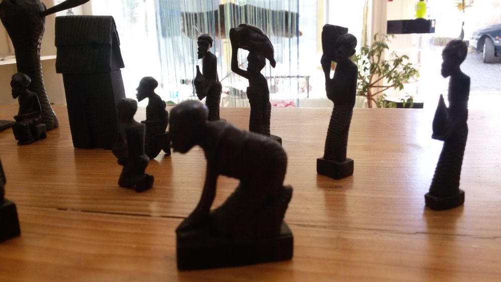 Aldeia africana antiga em Pau Preto