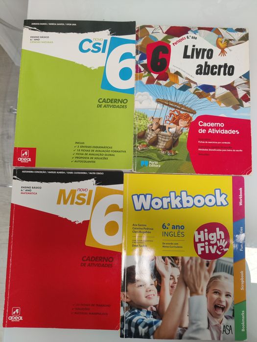 Cadernos de atividades 6°ano