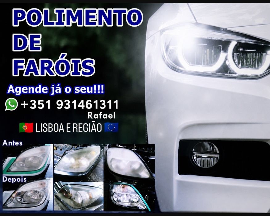 Restauração de Faróis & Micro pintura Automóvel
