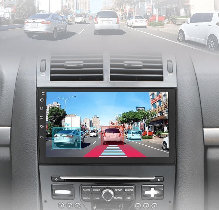 Radio Android 9” CarPlay Android Auto – Peugeot 407 2004–2011 PL