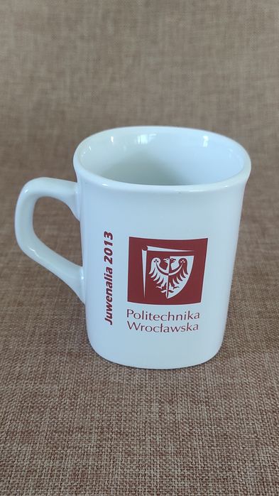 Kolekcjonerski kubek Politechniki Wrocławskiej – Śniadanie z Rektorem 2013 | unikat