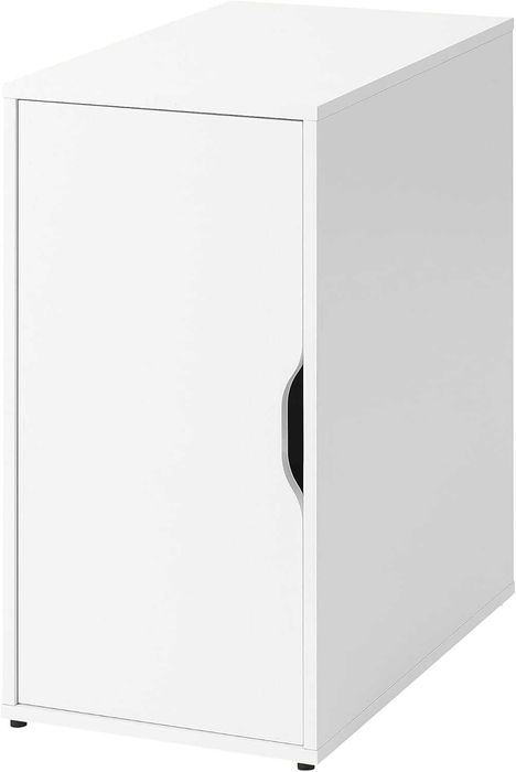 IKEA Biurko ALEX/MITTCIRKEL, 140x60 cm, żywy efekt sosny/biały