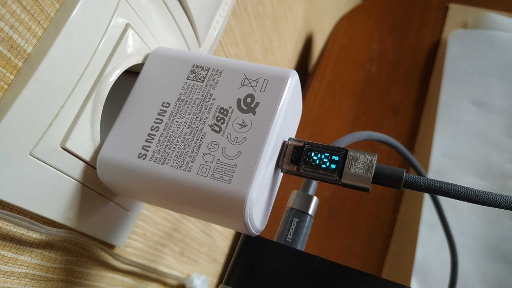 Швидка зарядка Samsung 45W + кабель Type-C