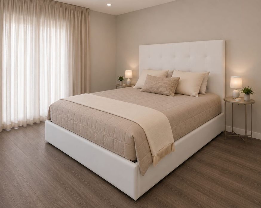 Cama nova estofada