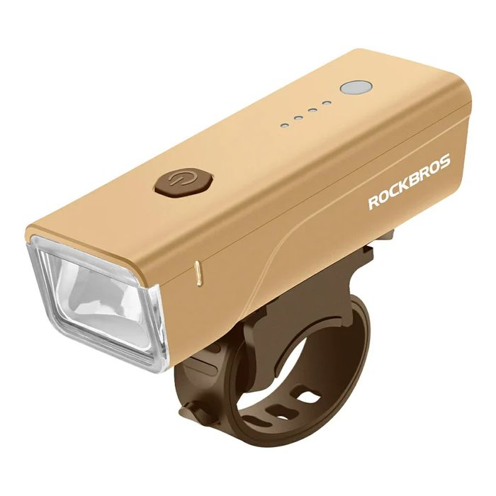 Lampka Rowerowa Przednia Z Czujnikiem Rockbros Rip01Bn 260Lm