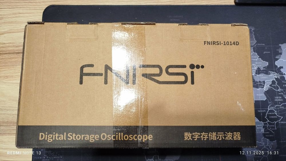 Oscyloskop Fnirsi 1014D z generatorem. 2 kanaly