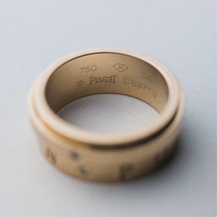 Anel PIAGET POSSESSION em Ouro 18k e Diamantes - Tamanho 54 - 12.5 gr