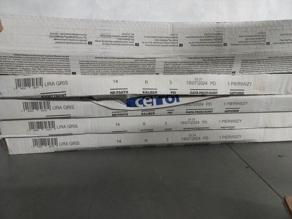 Gres szkliwiony 60x60 9mm Lira Gris Cerrol 6,48mkw