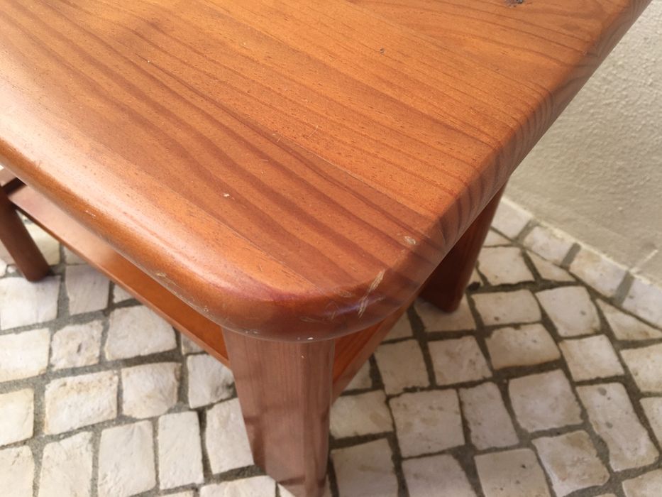 Mesa de apoio madeira maciça