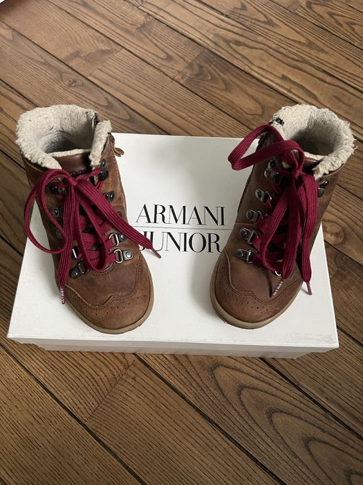 Детские зимние ботинки Armani