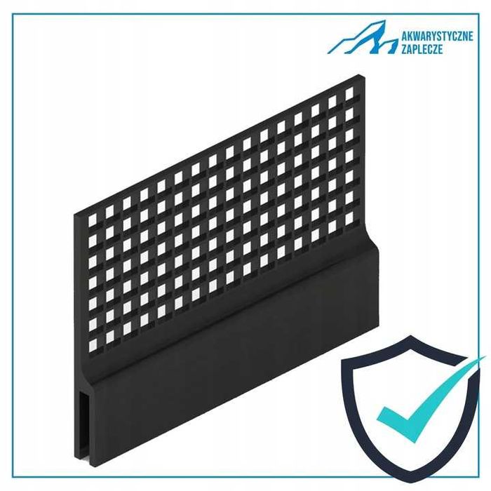 Grzebień przelewowy do akwarium sump - kratka - Cena za 1 cm separator